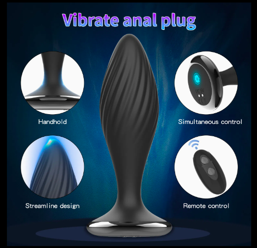 Dụng Cụ Kích Thích Hậu Môn Miji Cyclone Điều Khiển Remote Rung Massage Tuyến Tiền Liệt